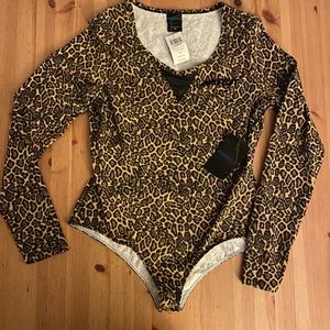 Hot Topic Riverdale Pussycats Leopard Bodysuit